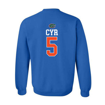Florida - NCAA Baseball : Blake Cyr - Generic Shersey Crewneck Sweatshirt-1