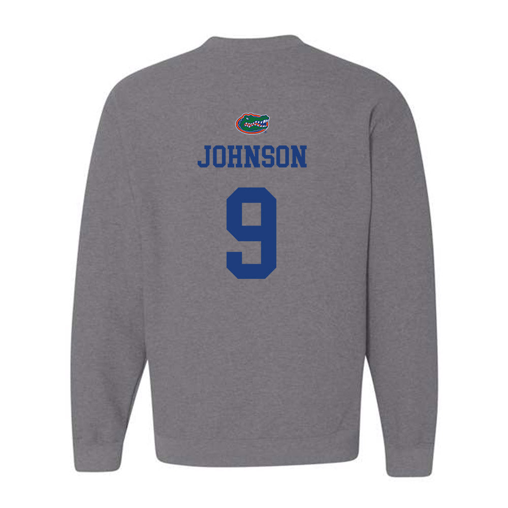 Florida - NCAA Women's Lacrosse : Gabi Johnson - Sports Shersey Crewneck Sweatshirt-1
