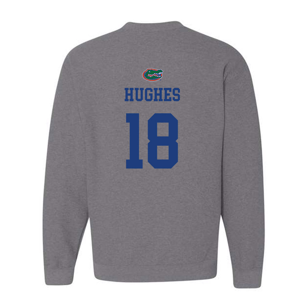 Florida - NCAA Women's Lacrosse : Sam Hughes - Sports Shersey Crewneck Sweatshirt-1