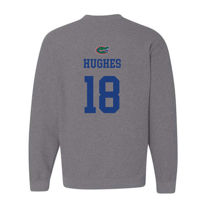 Florida - NCAA Women's Lacrosse : Sam Hughes - Sports Shersey Crewneck Sweatshirt-1