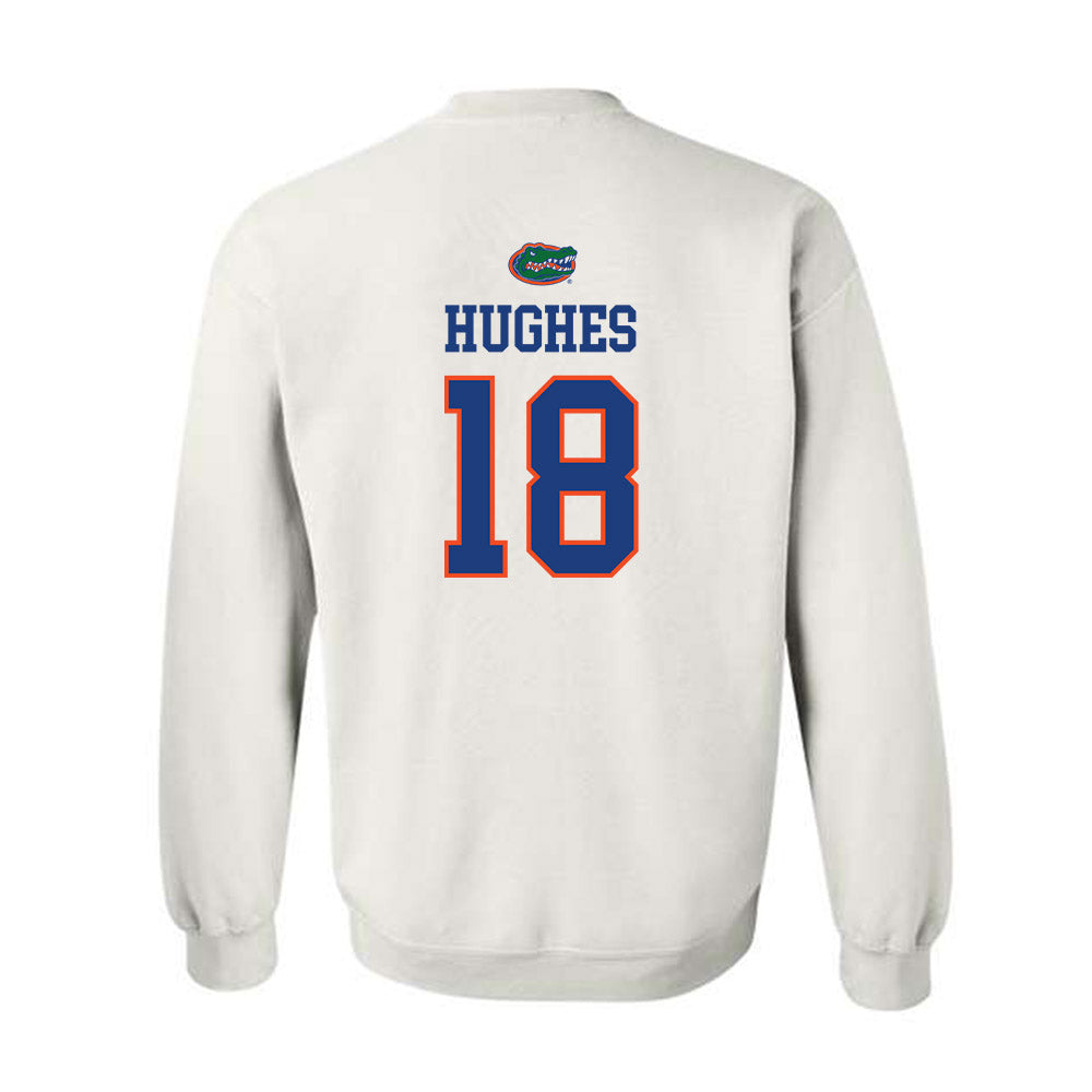 Florida - NCAA Women's Lacrosse : Sam Hughes - Sports Shersey Crewneck Sweatshirt-1