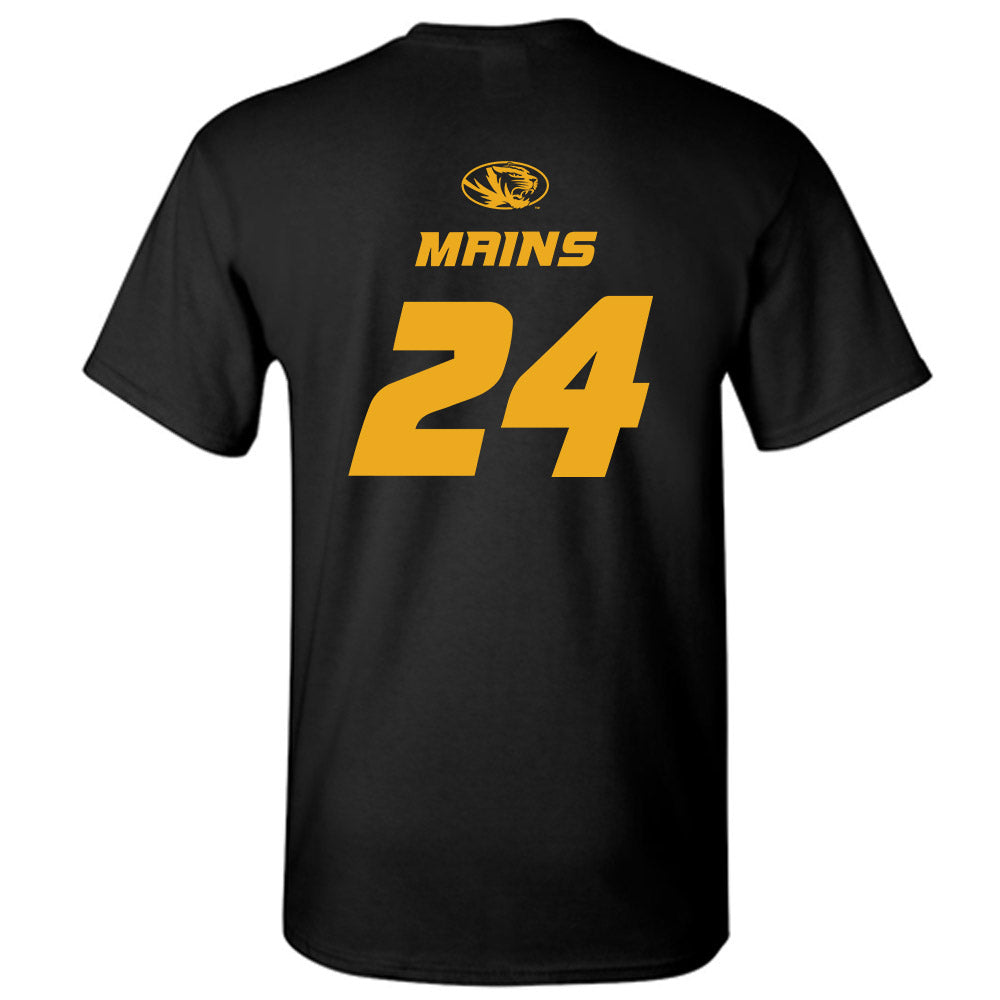 Missouri - NCAA Women's Basketball : Sydney Mains - Sports Shersey T-Shirt-1