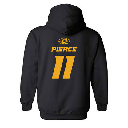 Missouri - NCAA Men's Basketball : Trent Pierce - Sports Shersey Hooded Sweatshirt-1