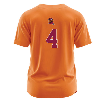 Virginia Tech - NCAA Softball : Michelle Chatfield - Orange Jersey-1