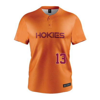 Virginia Tech - NCAA Softball : Emma Kavanagh - Orange Jersey-0