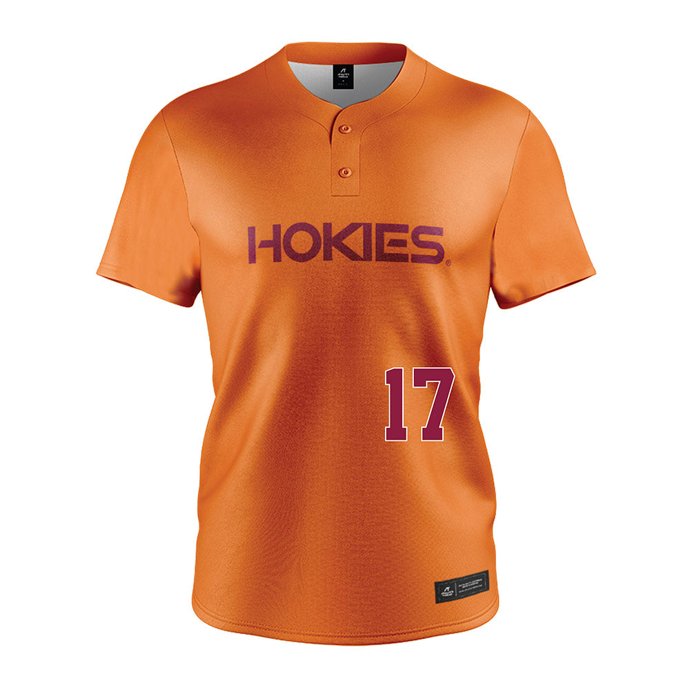 Virginia Tech - NCAA Softball : Zoe Yaeger - Orange Jersey-0