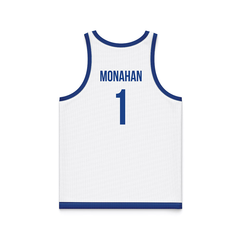 Drake - NCAA Women's Basketball : Mylea Monahan - White Basketball Jersey-1
