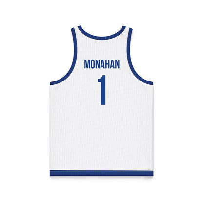 Drake - NCAA Women's Basketball : Mylea Monahan - White Basketball Jersey-1