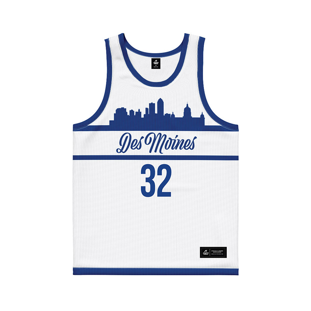 Drake - NCAA Women's Basketball : Allie Myers - White Basketball Jersey-0