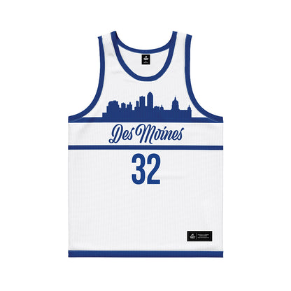 Drake - NCAA Women's Basketball : Allie Myers - White Basketball Jersey-0
