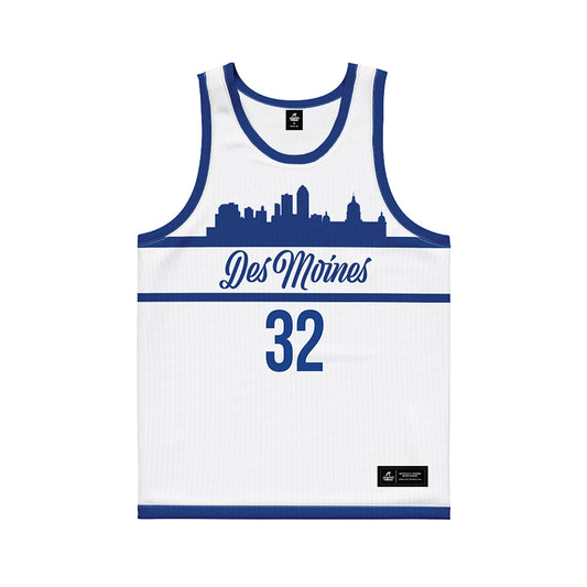 Drake - NCAA Women's Basketball : Allie Myers - White Basketball Jersey-0