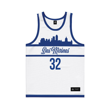 Drake - NCAA Women's Basketball : Allie Myers - White Basketball Jersey-0