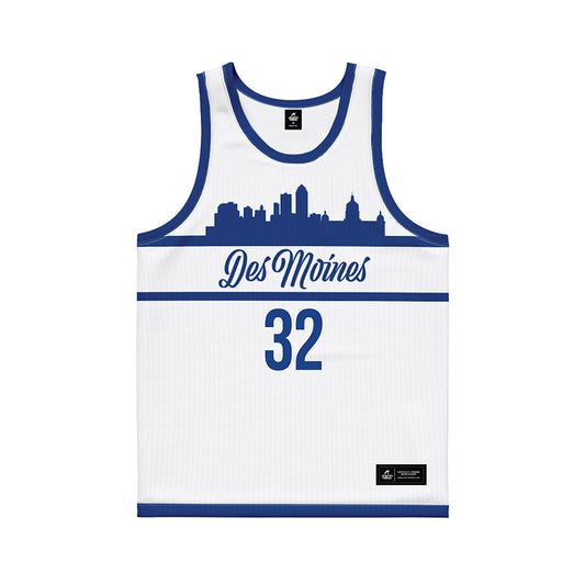 Drake - NCAA Women's Basketball : Allie Myers - White Basketball Jersey-0