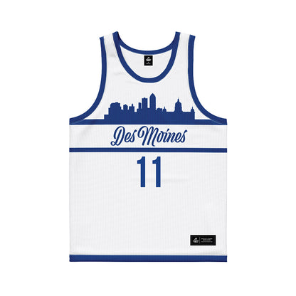 Drake - NCAA Women's Basketball : Peyton McCabe - White Basketball Jersey-0