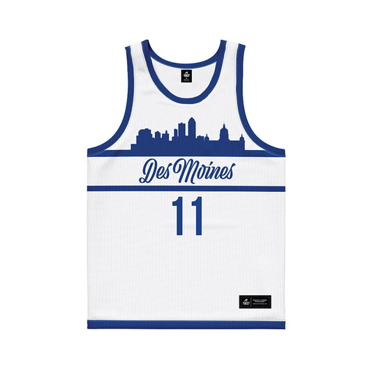 Drake - NCAA Women's Basketball : Peyton McCabe - White Basketball Jersey-0