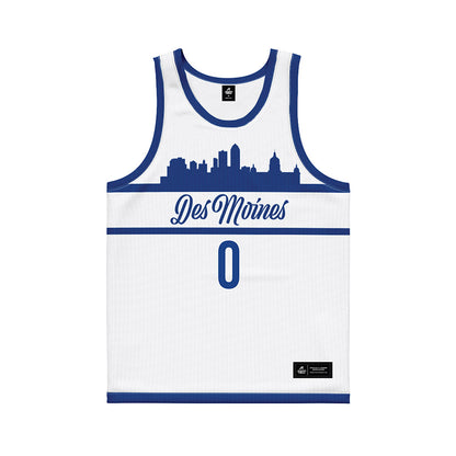 Drake - NCAA Men's Basketball : Braden Appelhans - White Basketball Jersey-0