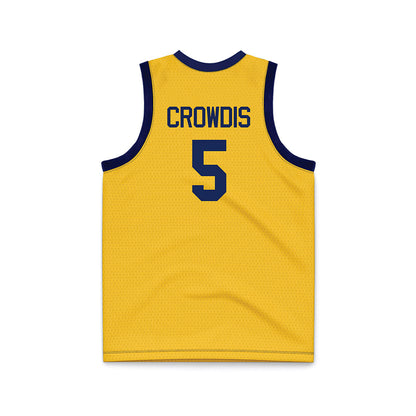Marquette - NCAA Men's Basketball : Colton Crowdis - Basketball Jersey-1