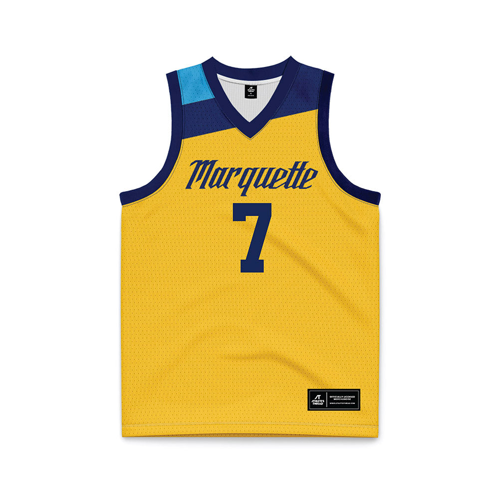 Marquette - NCAA Men's Basketball : Ian Miletic - Basketball Jersey-0