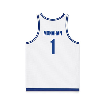 Drake - NCAA Women's Basketball : Mylea Monahan - White Basketball Jersey-1