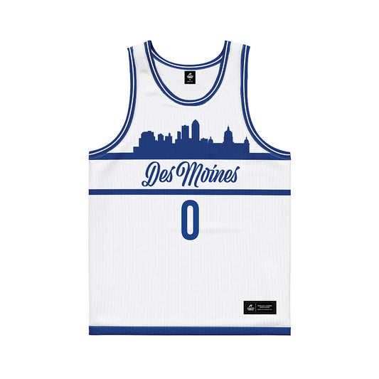 Drake - NCAA Men's Basketball : Braden Appelhans - White Basketball Jersey-0