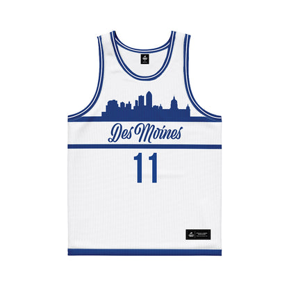Drake - NCAA Women's Basketball : Peyton McCabe - White Basketball Jersey-0