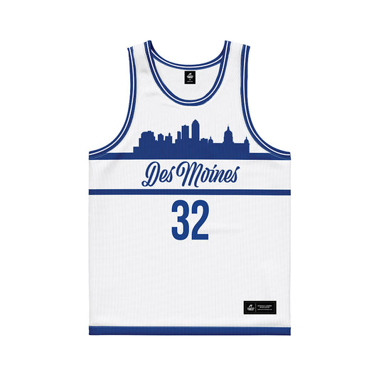 Drake - NCAA Women's Basketball : Allie Myers - White Basketball Jersey-0