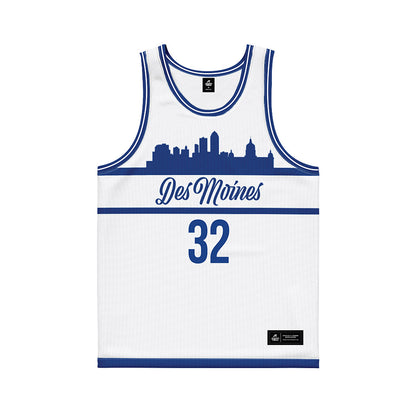 Drake - NCAA Women's Basketball : Allie Myers - White Basketball Jersey-0