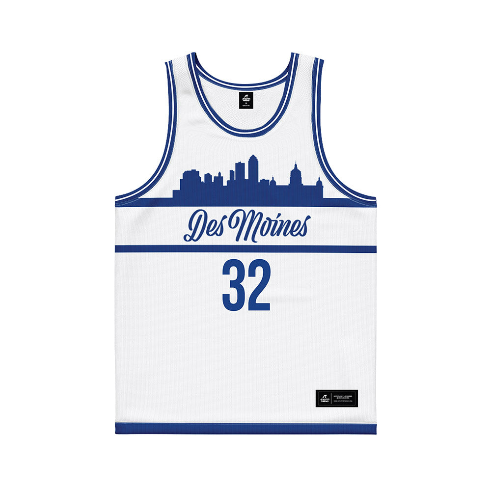 Drake - NCAA Women's Basketball : Allie Myers - White Basketball Jersey-0