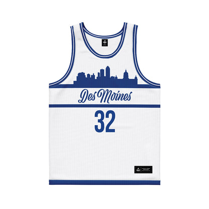 Drake - NCAA Women's Basketball : Allie Myers - White Basketball Jersey-0