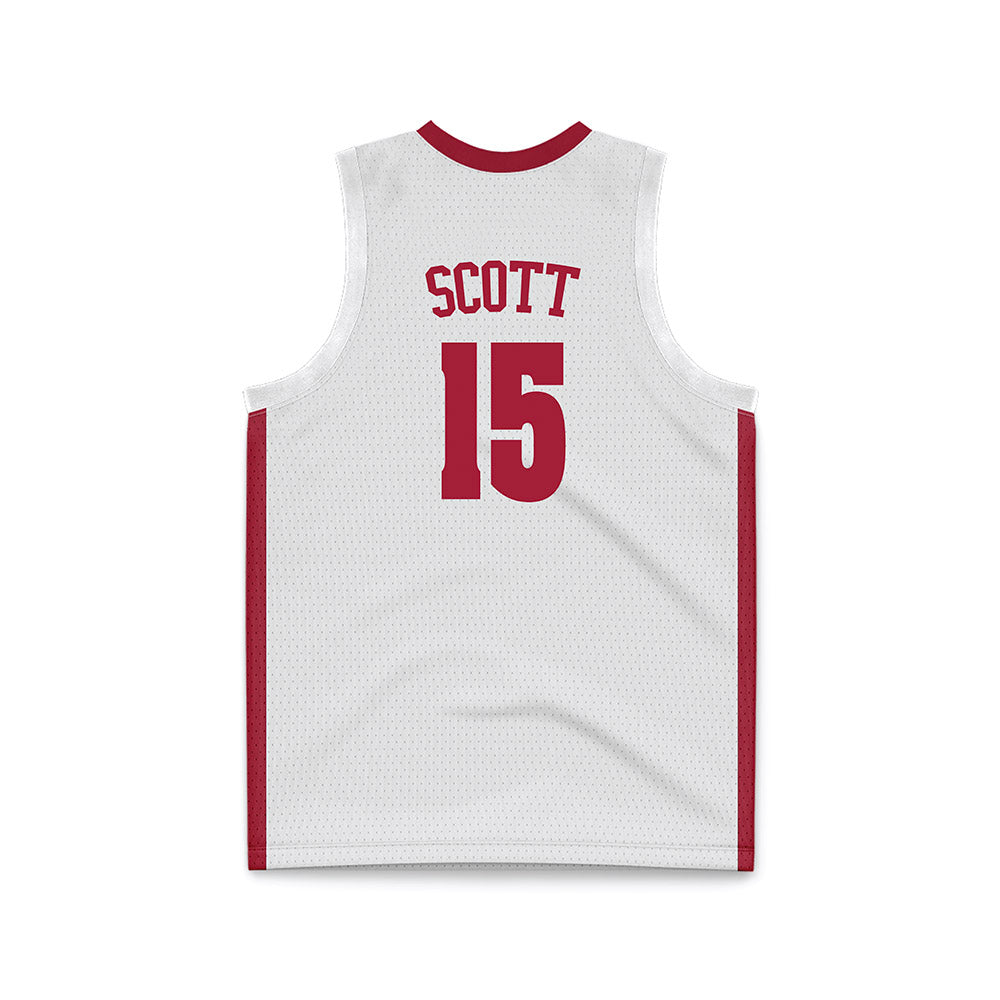 Alabama - NCAA Women's Basketball : Ta'Mia Scott - White Basketball Jersey-2