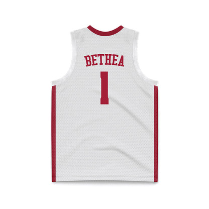 Alabama - NCAA Men's Basketball : Jalil Bethea - White Basketball Jersey-3