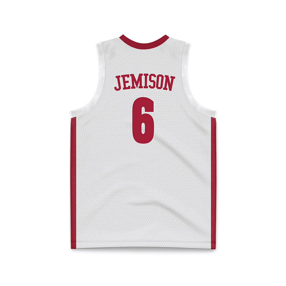 Alabama - NCAA Men's Basketball : London Jemison - White Basketball Jersey-3
