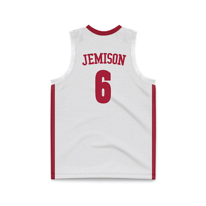 Alabama - NCAA Men's Basketball : London Jemison - White Basketball Jersey-3