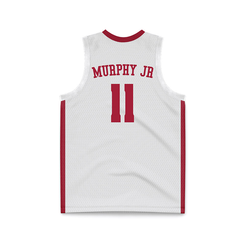 Alabama - NCAA Men's Basketball : Preston Murphy Jr - White Basketball Jersey-2