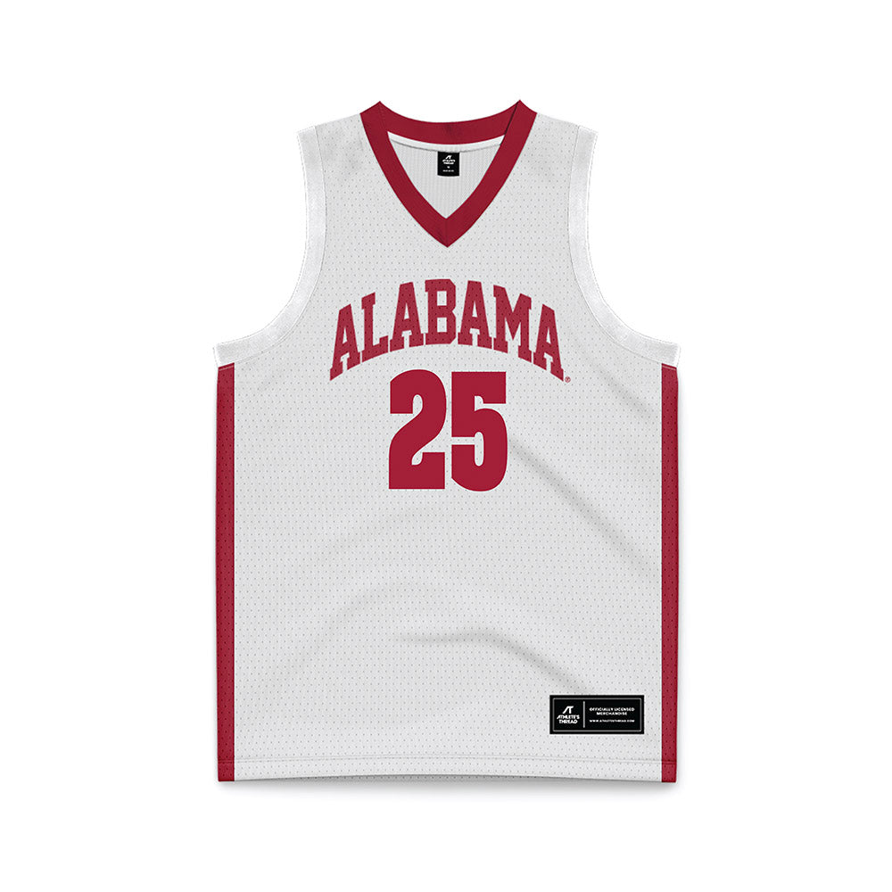 Alabama - NCAA Women's Basketball : Joy Egbuna - White Basketball Jersey-1