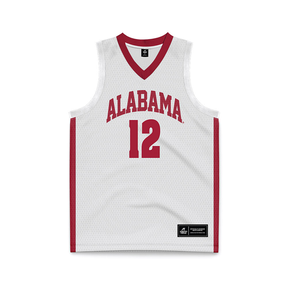 Alabama - NCAA Women's Basketball : Brooke Coffey - White Basketball Jersey-1