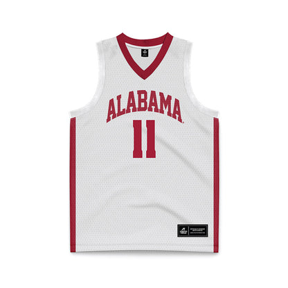 Alabama - NCAA Women's Basketball : Tianna Chambers - White Basketball Jersey-0