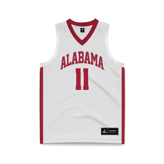 Alabama - NCAA Women's Basketball : Tianna Chambers - White Basketball Jersey-0