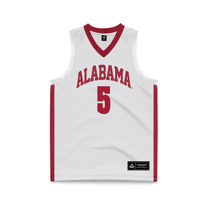 Alabama - NCAA Women's Basketball : Reychel Douglas - White Basketball Jersey