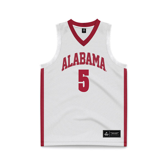 Alabama - NCAA Women's Basketball : Reychel Douglas - White Basketball Jersey