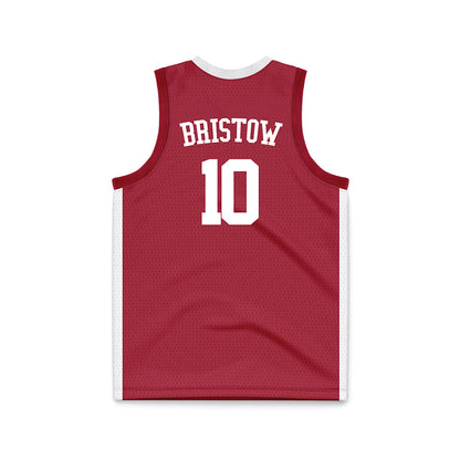 Alabama - NCAA Men's Basketball : Keitenn Bristow - Crimson Basketball Jersey-1