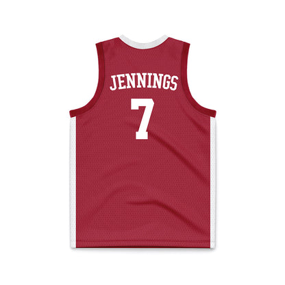 Alabama - NCAA Women's Basketball : Waiata Jennings - Crimson Basketball Jersey-1