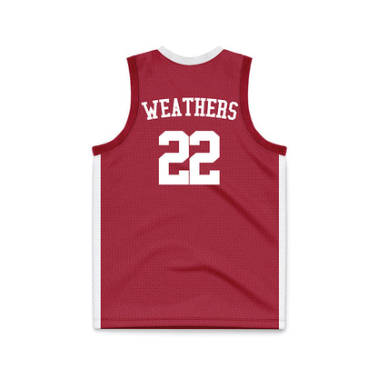 Alabama - NCAA Women's Basketball : Karly Weathers - Crimson Basketball Jersey-1