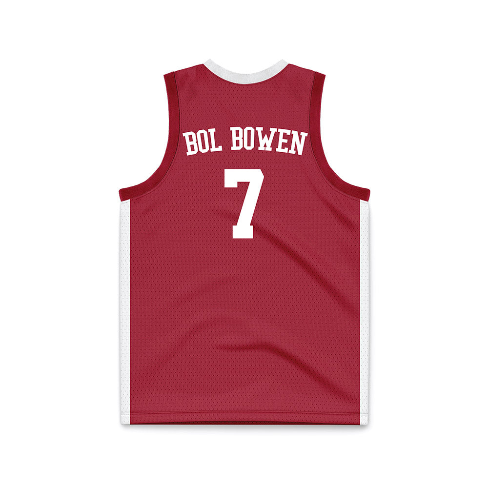 Alabama - NCAA Men's Basketball : Taylor Bol Bowen - Crimson Basketball Jersey-1