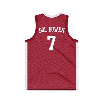 Alabama - NCAA Men's Basketball : Taylor Bol Bowen - Crimson Basketball Jersey-1