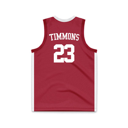 Alabama - NCAA Women's Basketball : Jessica Timmons - Crimson Basketball Jersey-1