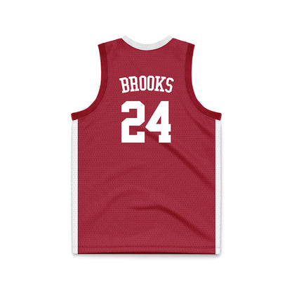 Alabama - NCAA Women's Basketball : Leah Brooks - Crimson Basketball Jersey-1