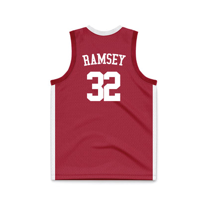 Alabama - NCAA Women's Basketball : Alancia Ramsey - Crimson Basketball Jersey-1