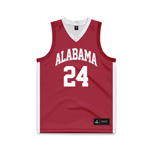 Alabama - NCAA Women's Basketball : Leah Brooks - Crimson Basketball Jersey-0