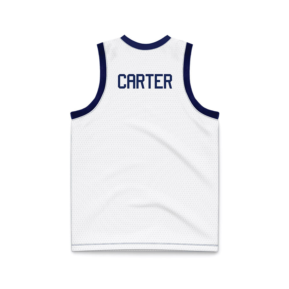 Marquette - NCAA Women's Basketball : Se'Crette Carter - White Basketball Jersey-1